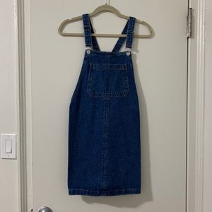 Denim Overall Dress